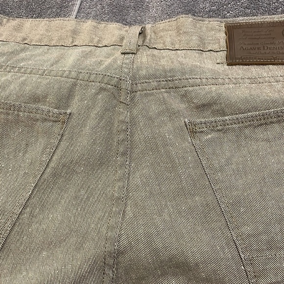 AGAVE DENIM PRAGMATIST Men’s Jeans, Sage Gray/Brown color, size 34/30 - Picture 8 of 14
